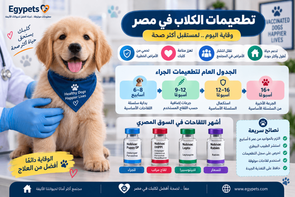 تطعيمات الكلاب في مصر