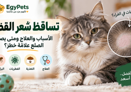 أسباب تساقط شعر القطط وطرق العلاج