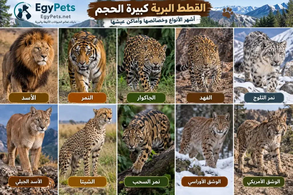 القطط البرية كبيرة الحجم