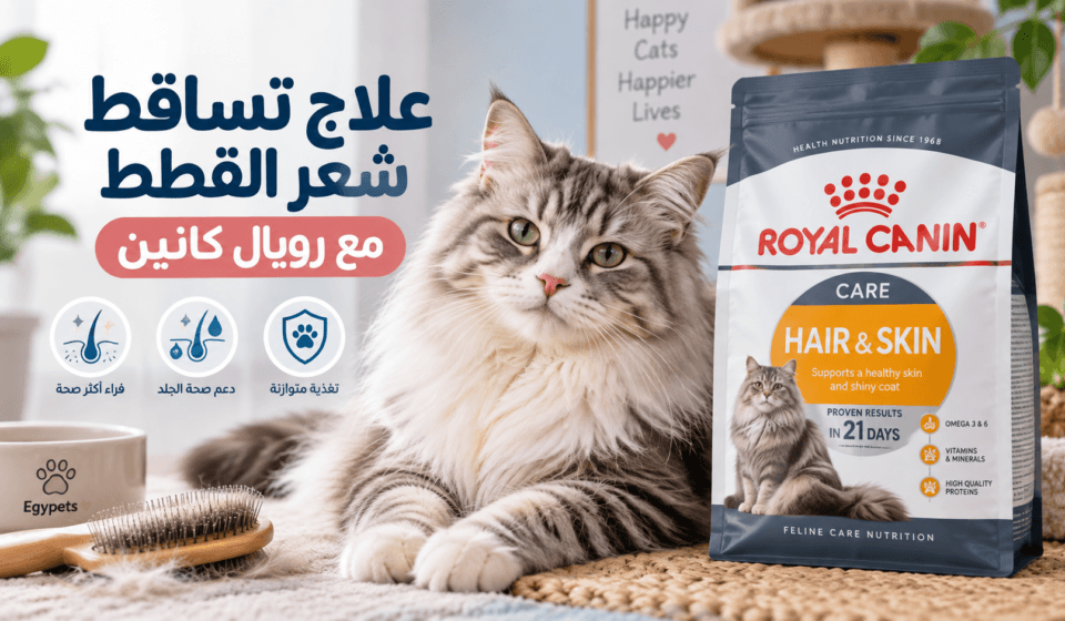 علاج تساقط شعر القطط